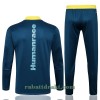 Arsenal Trenings Collegegenser Set 22-23 Kvart-Zip Blå Gul - Barn